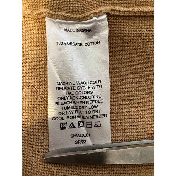 Quince Organic Cotton Blazer L Open Front Pockets Minimalist Neutral 100% Cotton - Picture 9 of 9